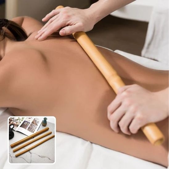Bâton de massage en Bambou