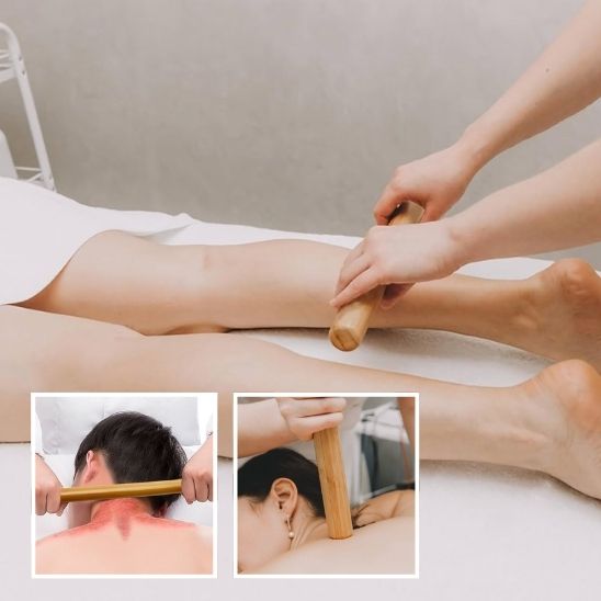 Bâton de massage en Bambou