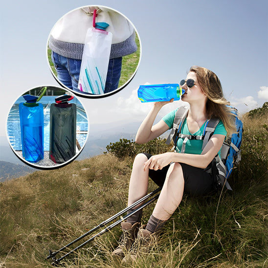 Gourde pour Sport pliable : Votre Compagnon Hydratation Pliable et Écologique