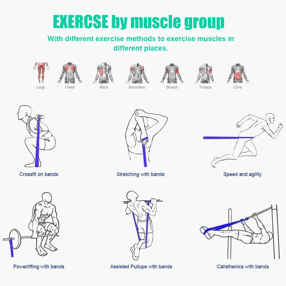 Bande élastique d'exercice