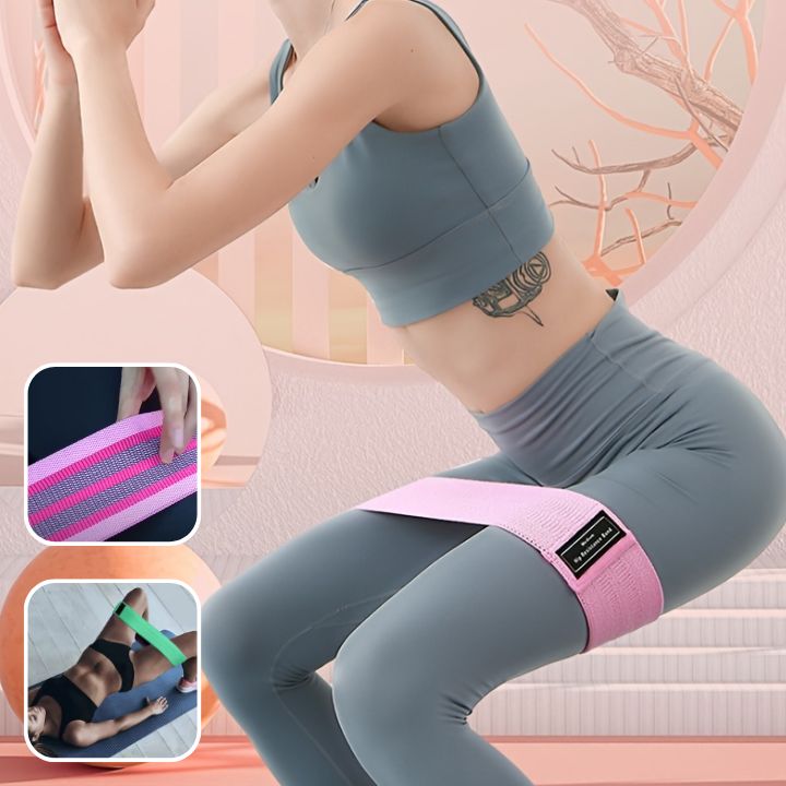 Bande élastique de fitness pour musculation des jambes & fessiers