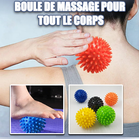 Balle de massage a picot -Moyen 7cm & Forme Arachide